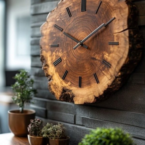 Inspirație ceasuri lemn masiv pe comanda